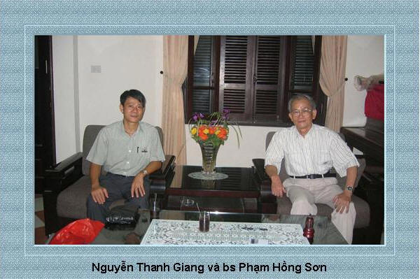 Nguyễn Thanh Giang và bác sĩ  Phạm Hồng Sơn